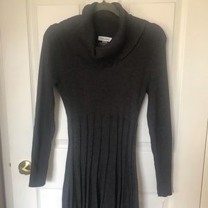 Calvin Klein Cowl Neck Sweater Dress